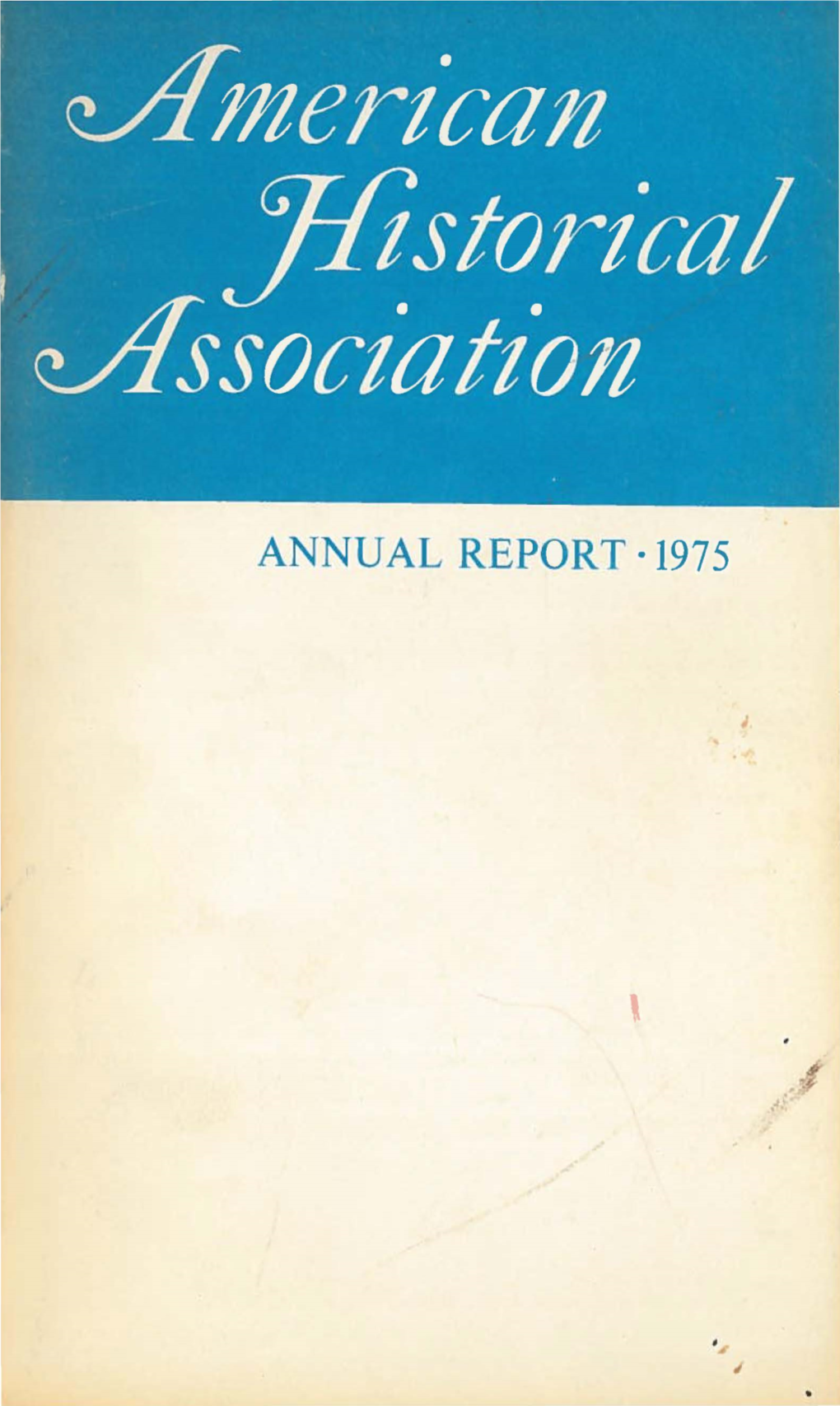 Annual Report· 1975