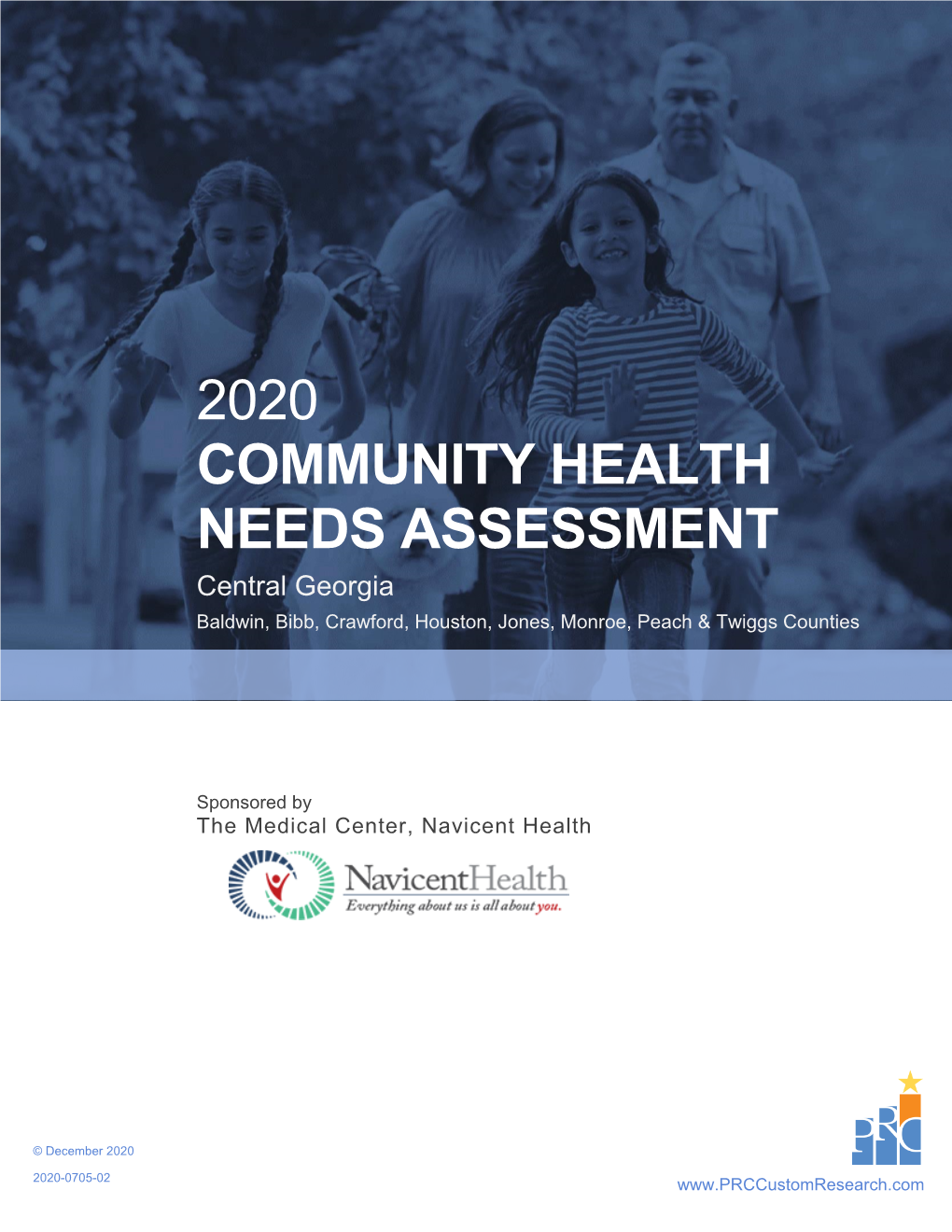 2020 COMMUNITY HEALTH NEEDS ASSESSMENT Central Georgia Baldwin, Bibb, Crawford, Houston, Jones, Monroe, Peach & Twiggs Counties