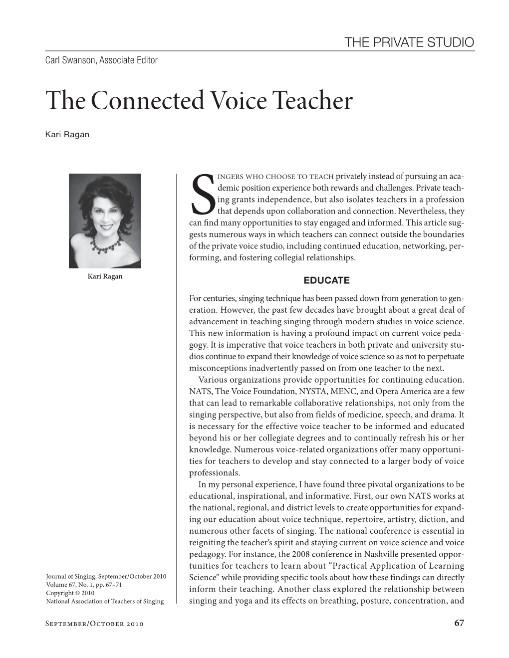 The Connected Voice Teacher