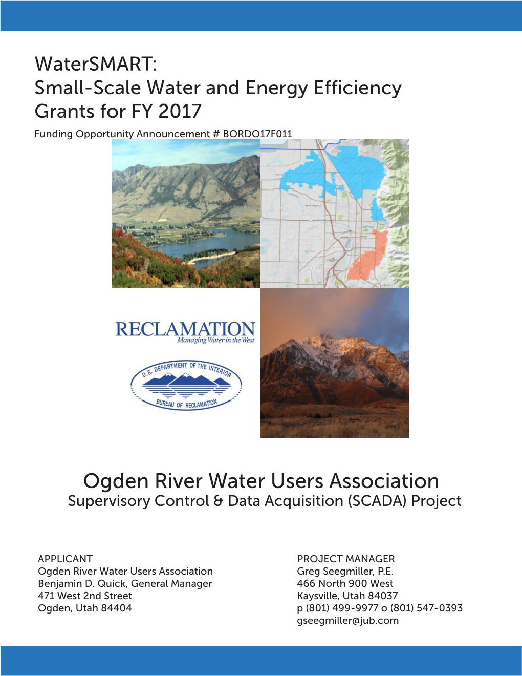 Ogden River Water Users Association Supervisory Control & Data Acquisition (SCADA) Project