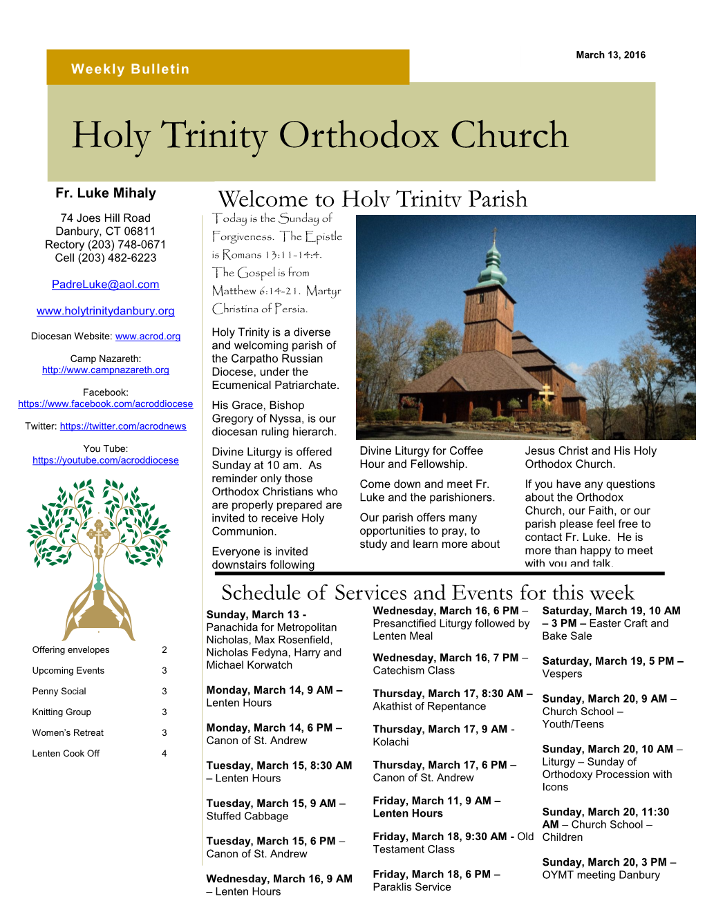 Holy Trinity Orthodox Church, Danbury CT