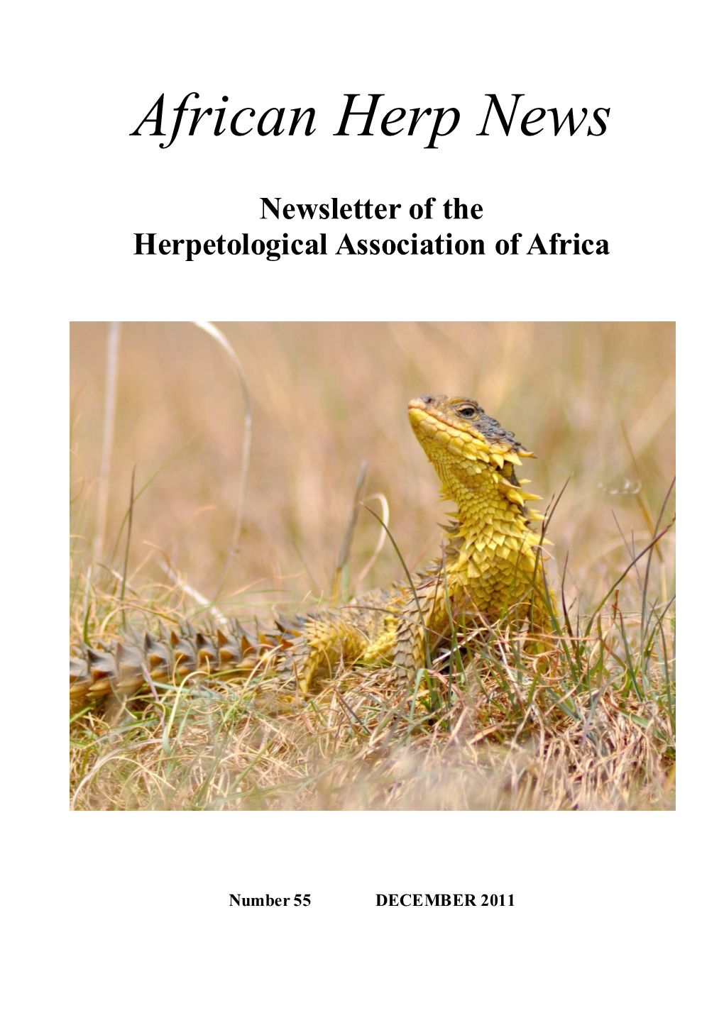 African Herp News