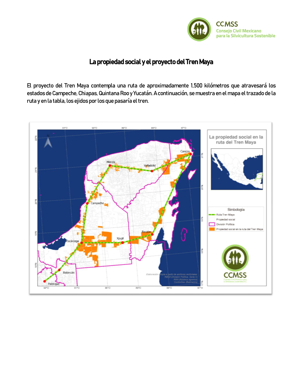 La Propiedad Social Y El Proyecto Del Tren Maya