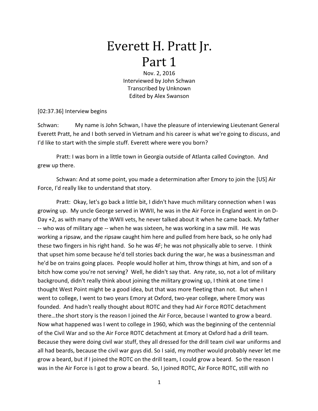 Everett Pratt Transcript.Pdf