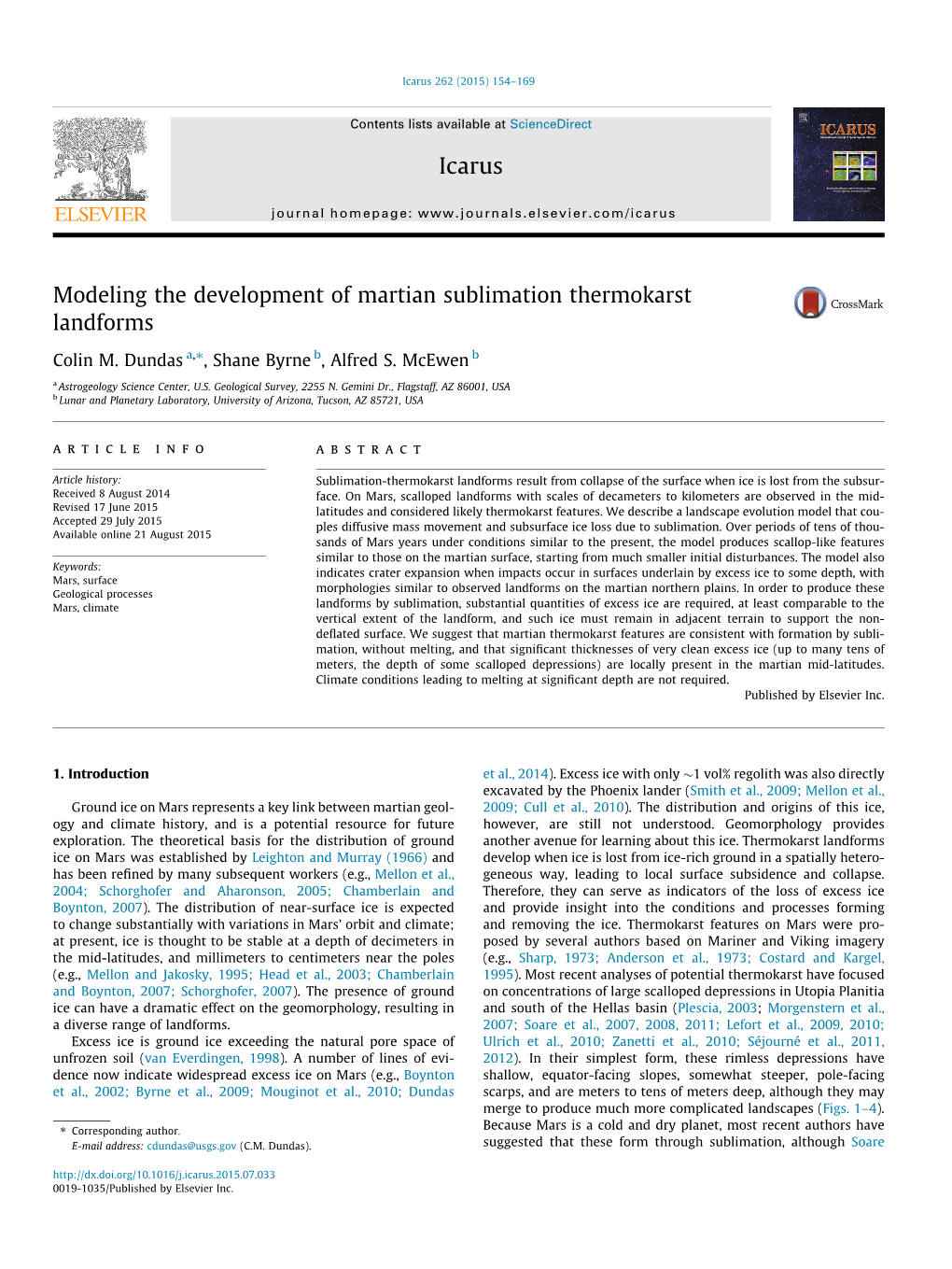 Modeling the Development of Martian Sublimation Thermokarst Landforms