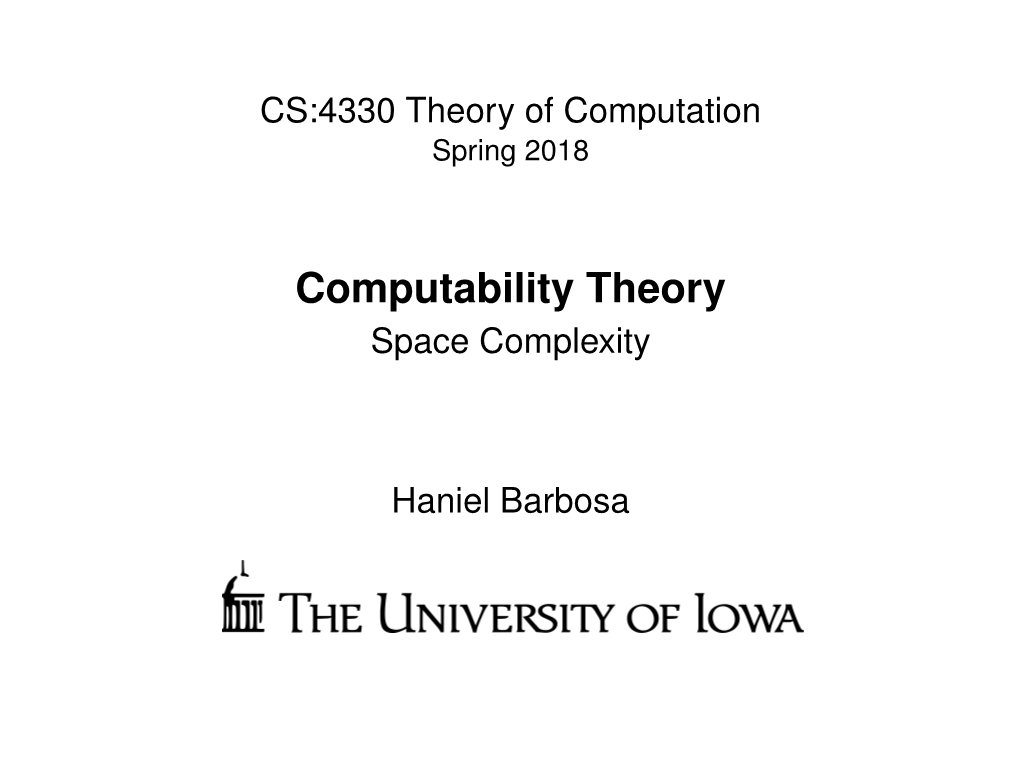 26 Space Complexity