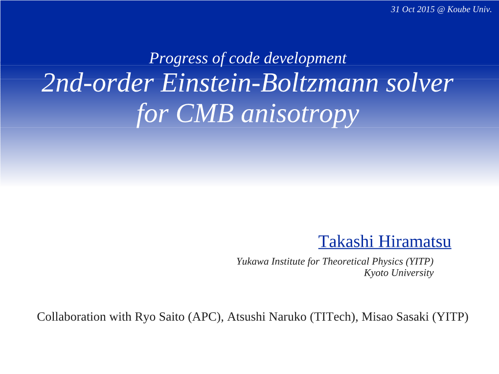 2Nd-Order Einstein-Boltzmann Solver for CMB Anisotropy