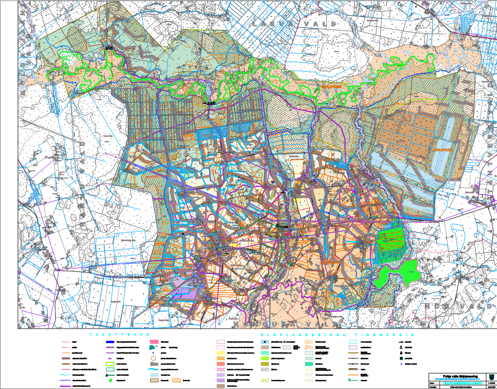 Puhja Valla Üldplaneeringu Kaart