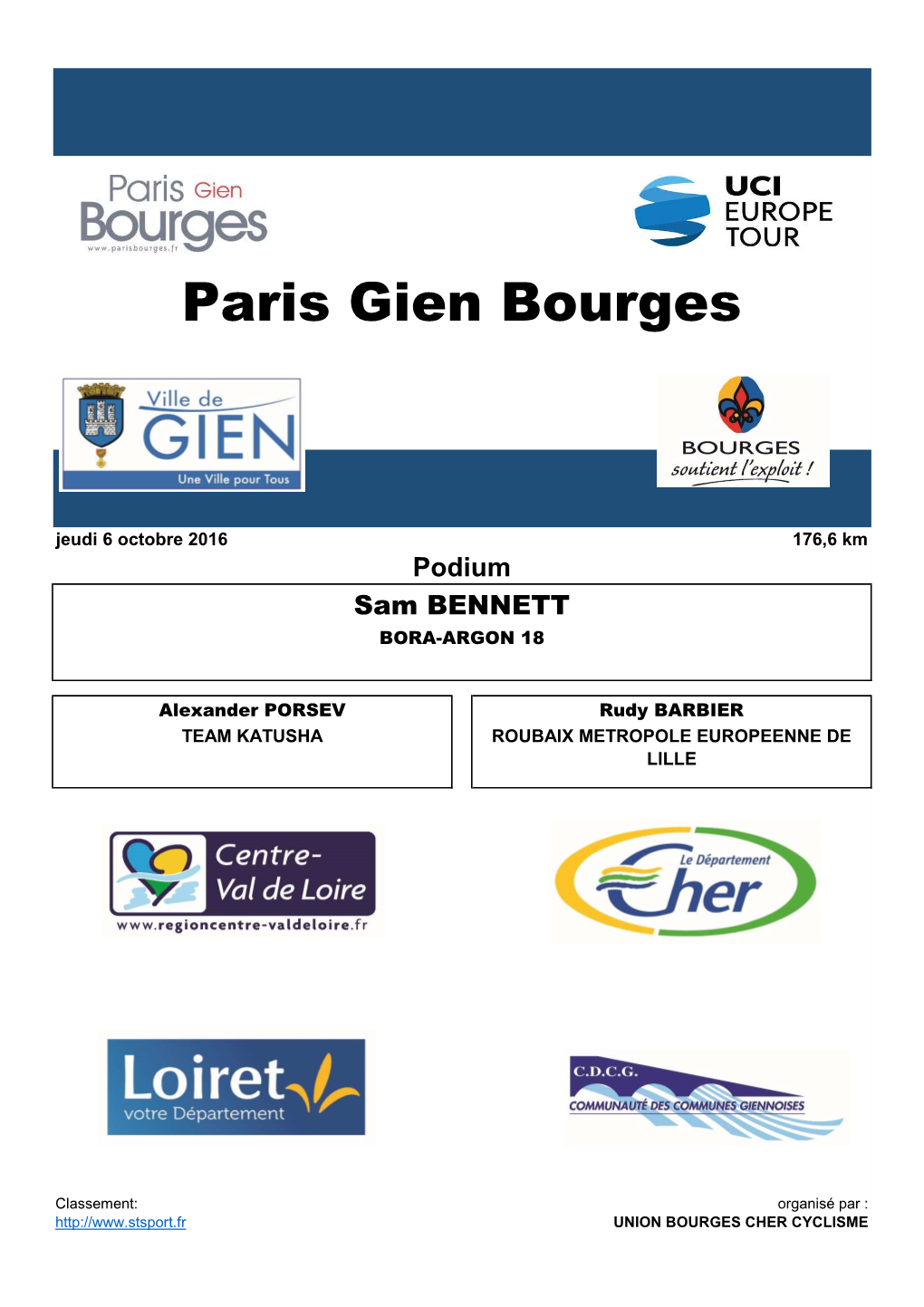 Paris Gien Bourges