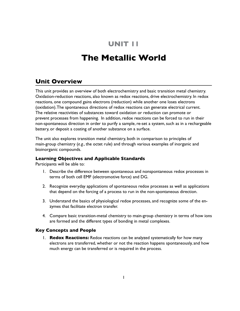 The Metallic World