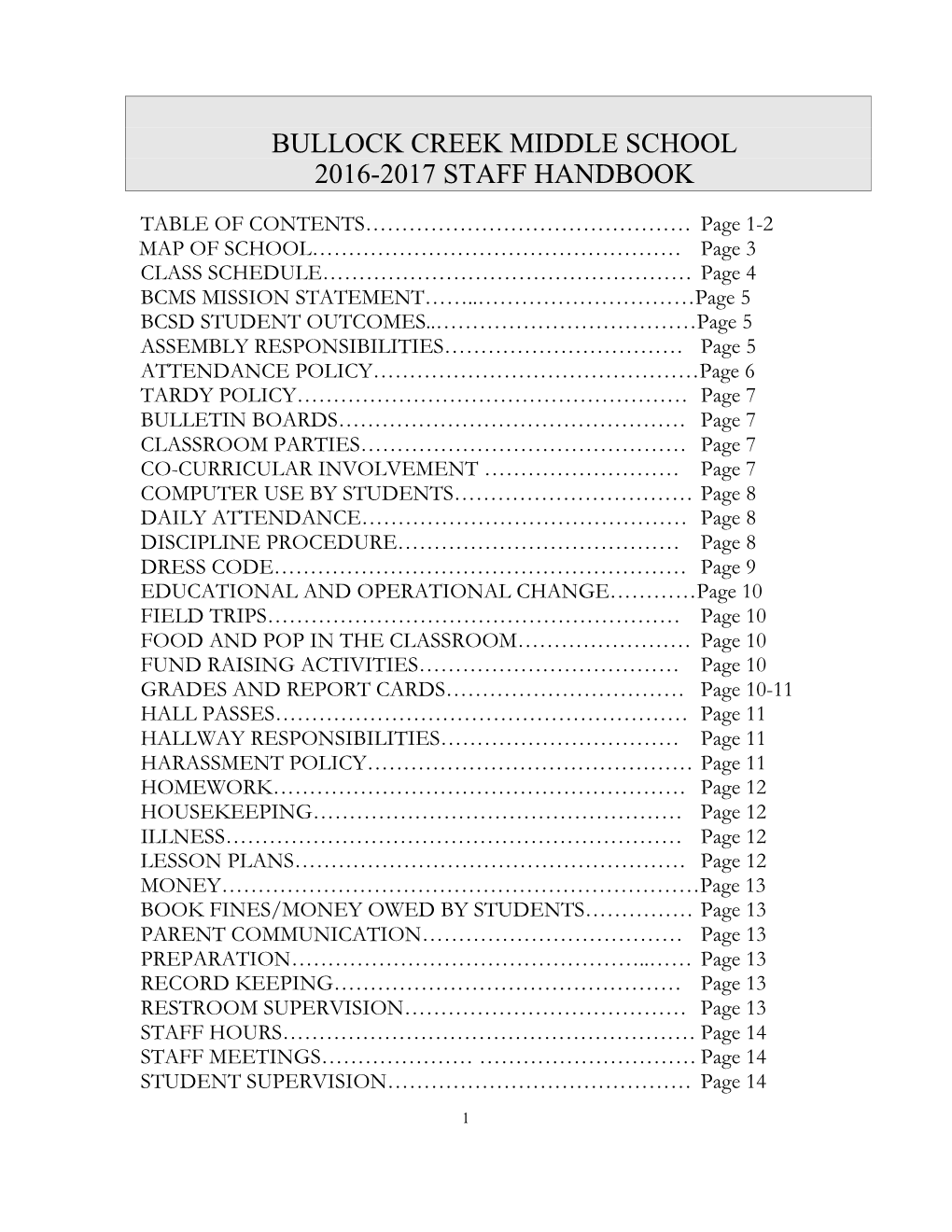 Staff Handbook 16-17