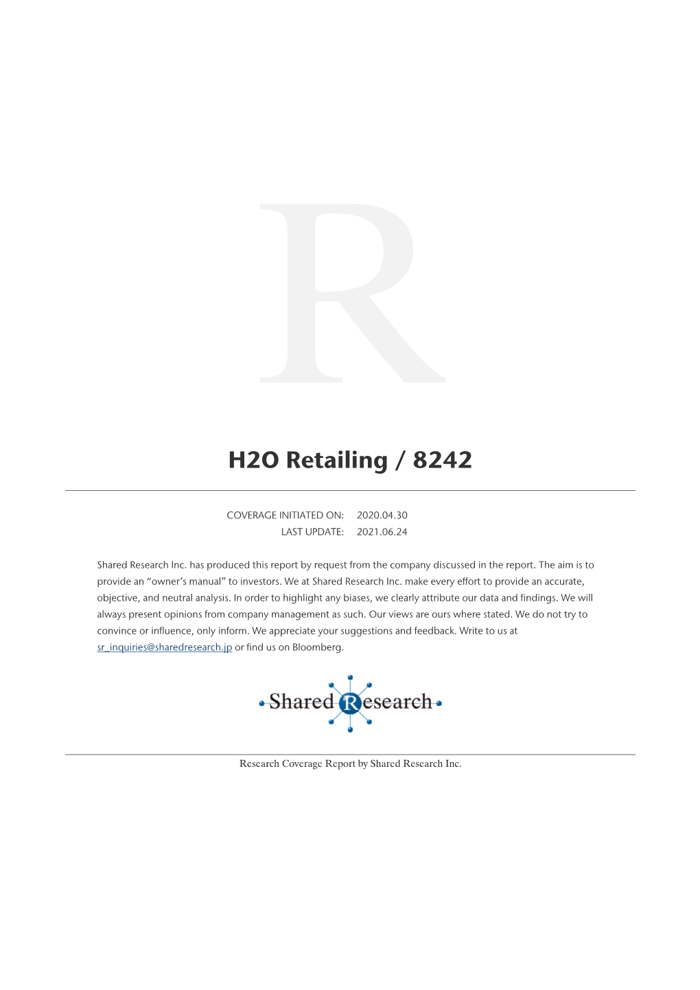 H2O Retailing / 8242