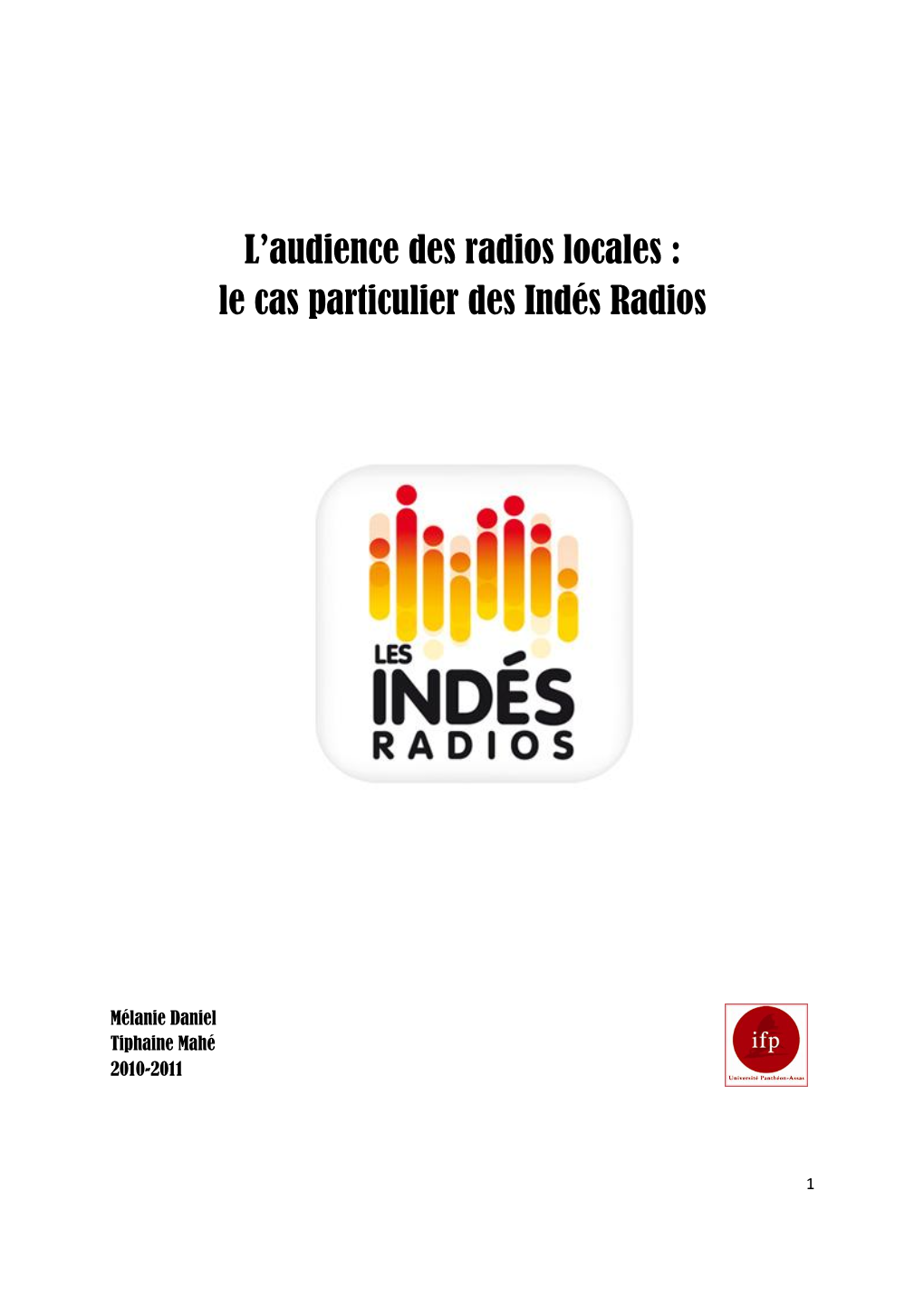 L'audience Des Radios Locales