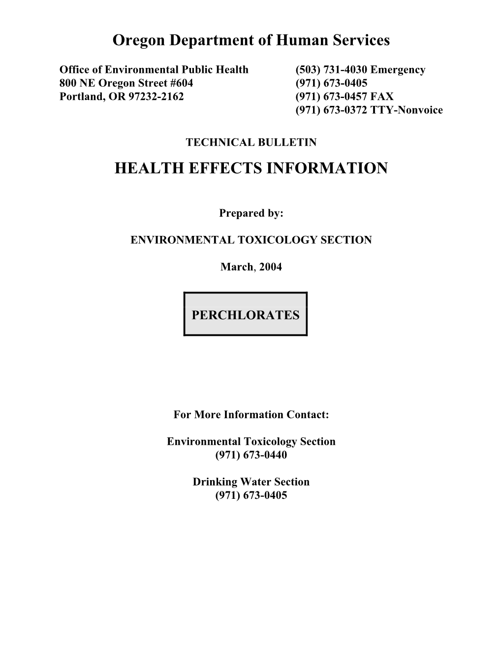 Perchlorates