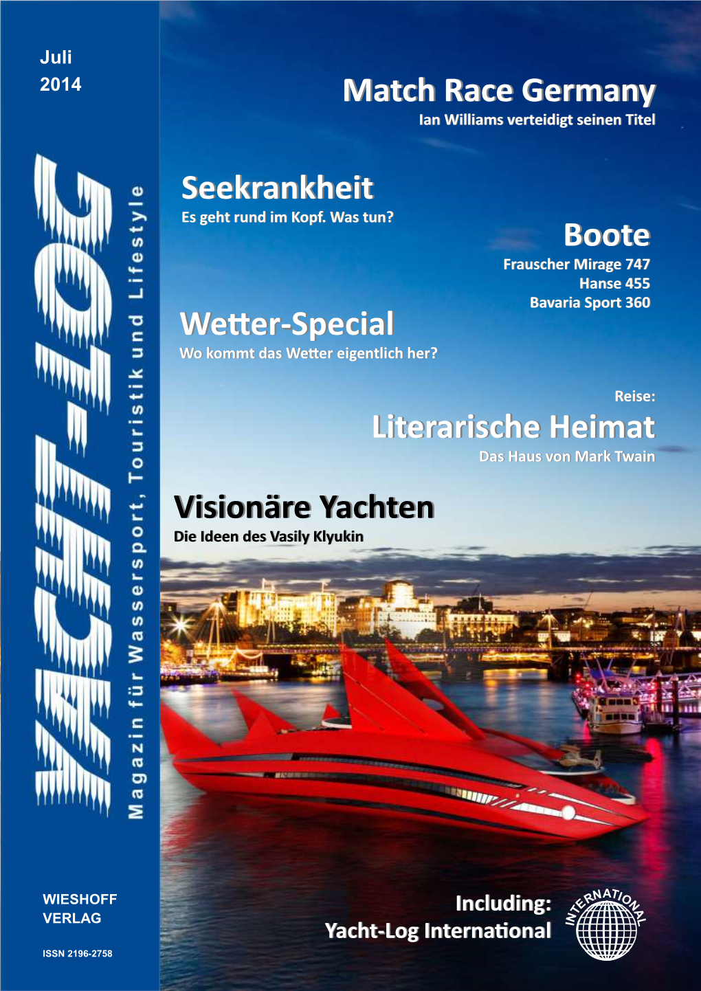 Yacht-Log July 2014
