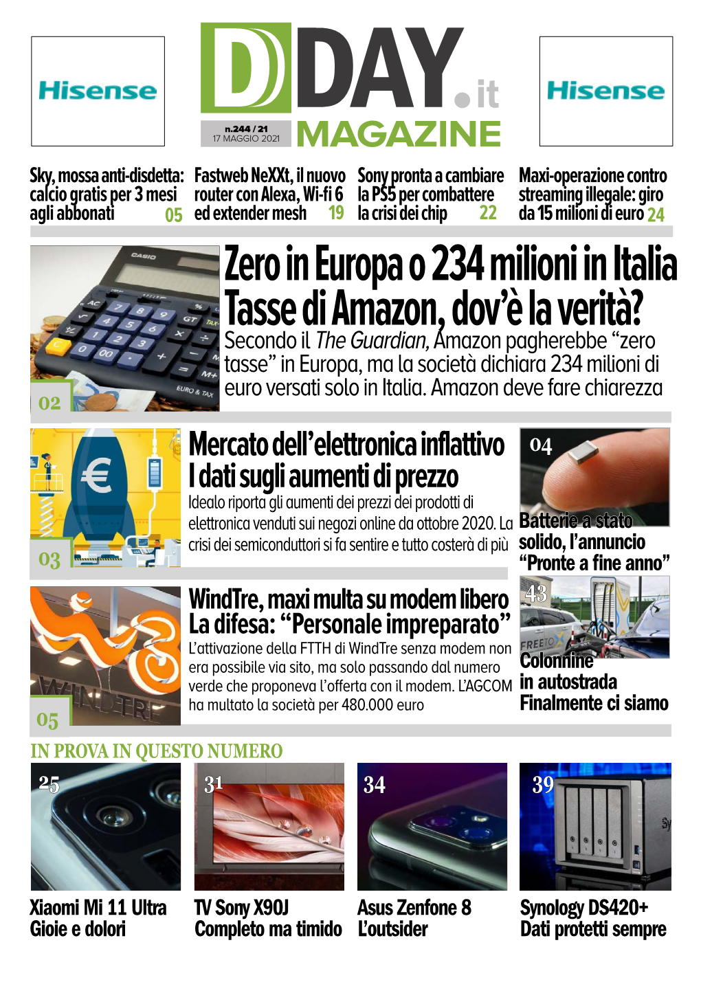 Zero in Europa O 234 Milioni in Italia Tasse Di Amazon, Dov'è La Verità?