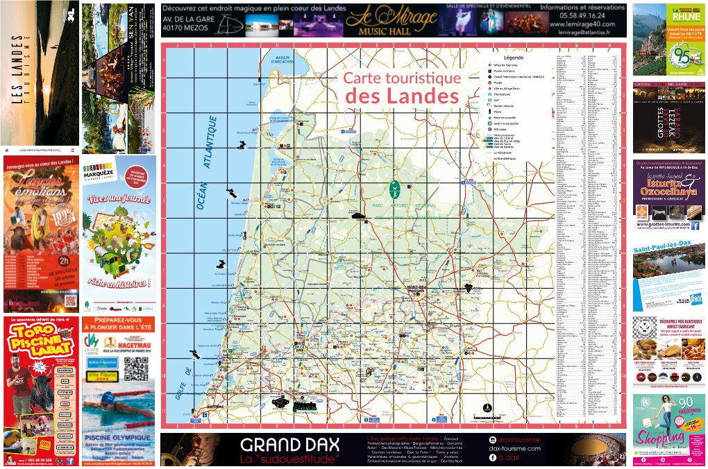 Carte Touristique Des Landes 2019 2019 Landes Des Touristique Carte D | | | Biscarrosse E Tonneins Y Biscarrosse