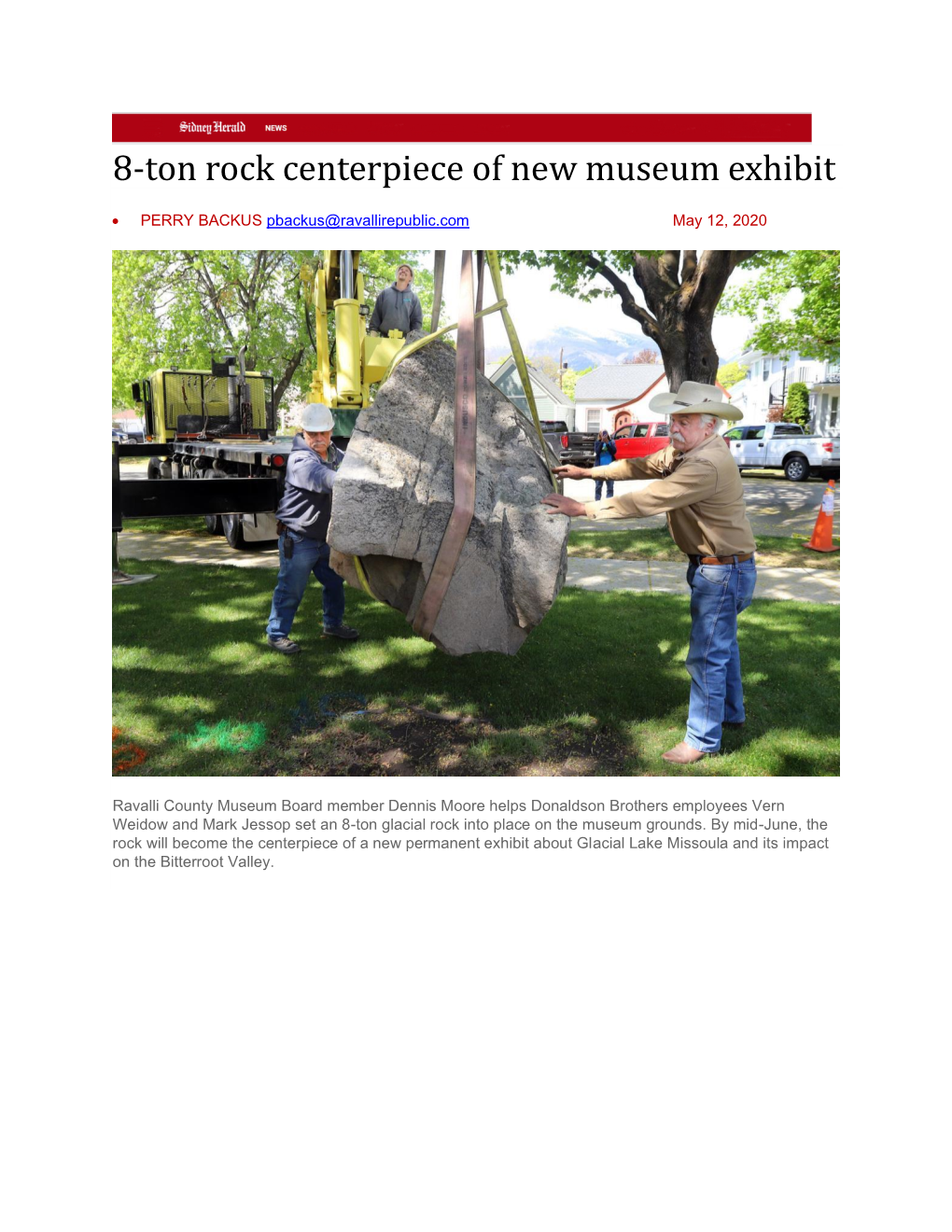 8-Ton Rock Centerpiece of New Museum Exhibit