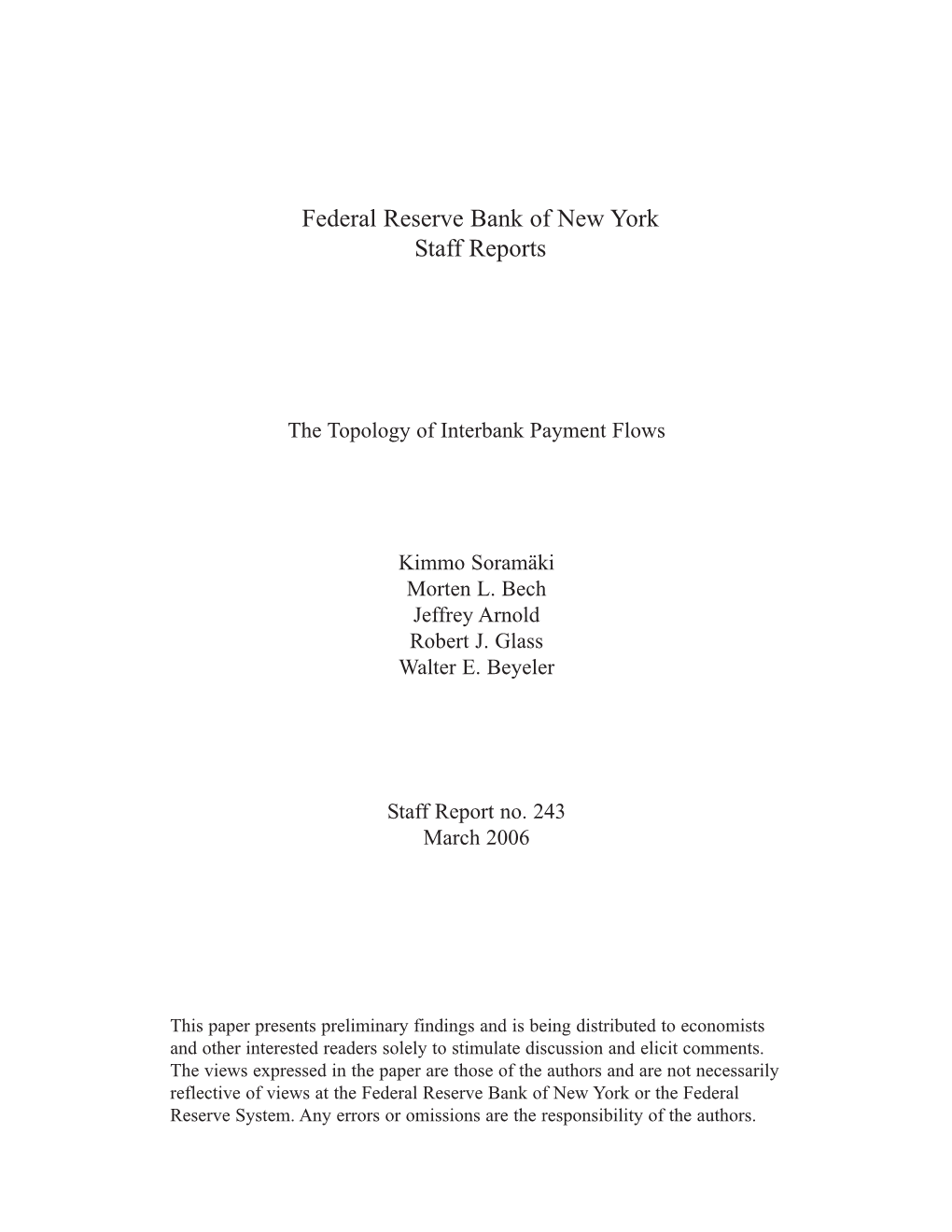 The Topology of Interbank Payment Flows