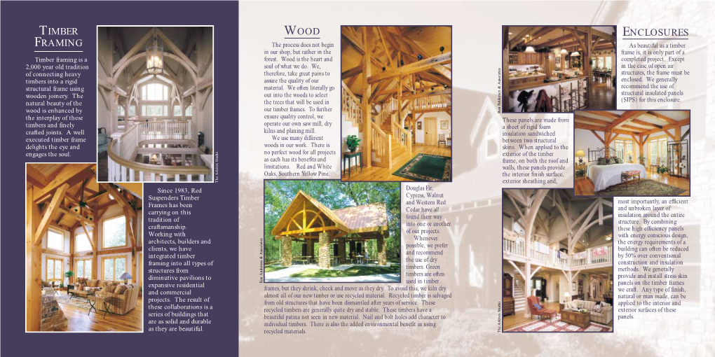 Timber Framing Wood Enclosures