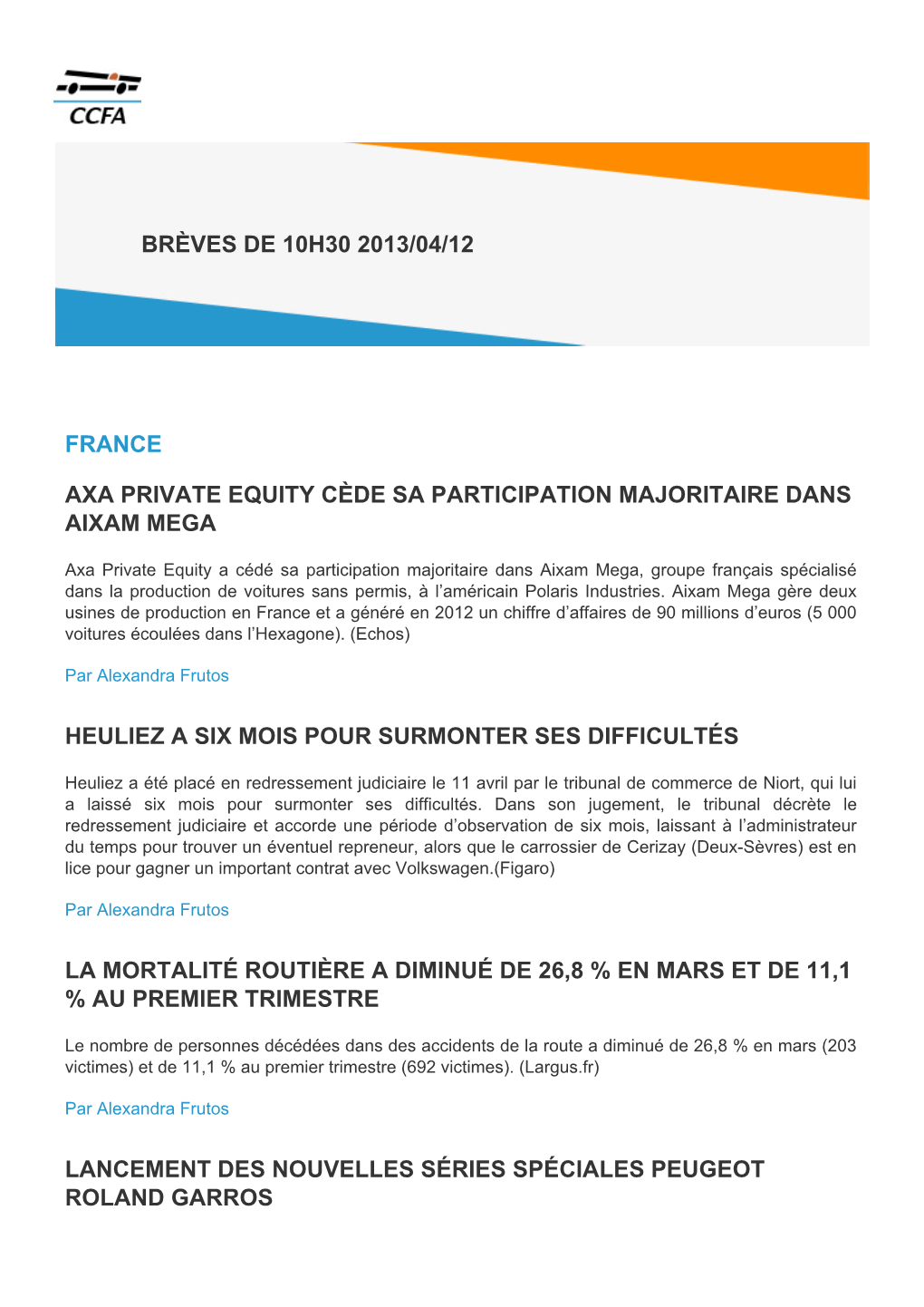 France Axa Private Equity Cède Sa Participation