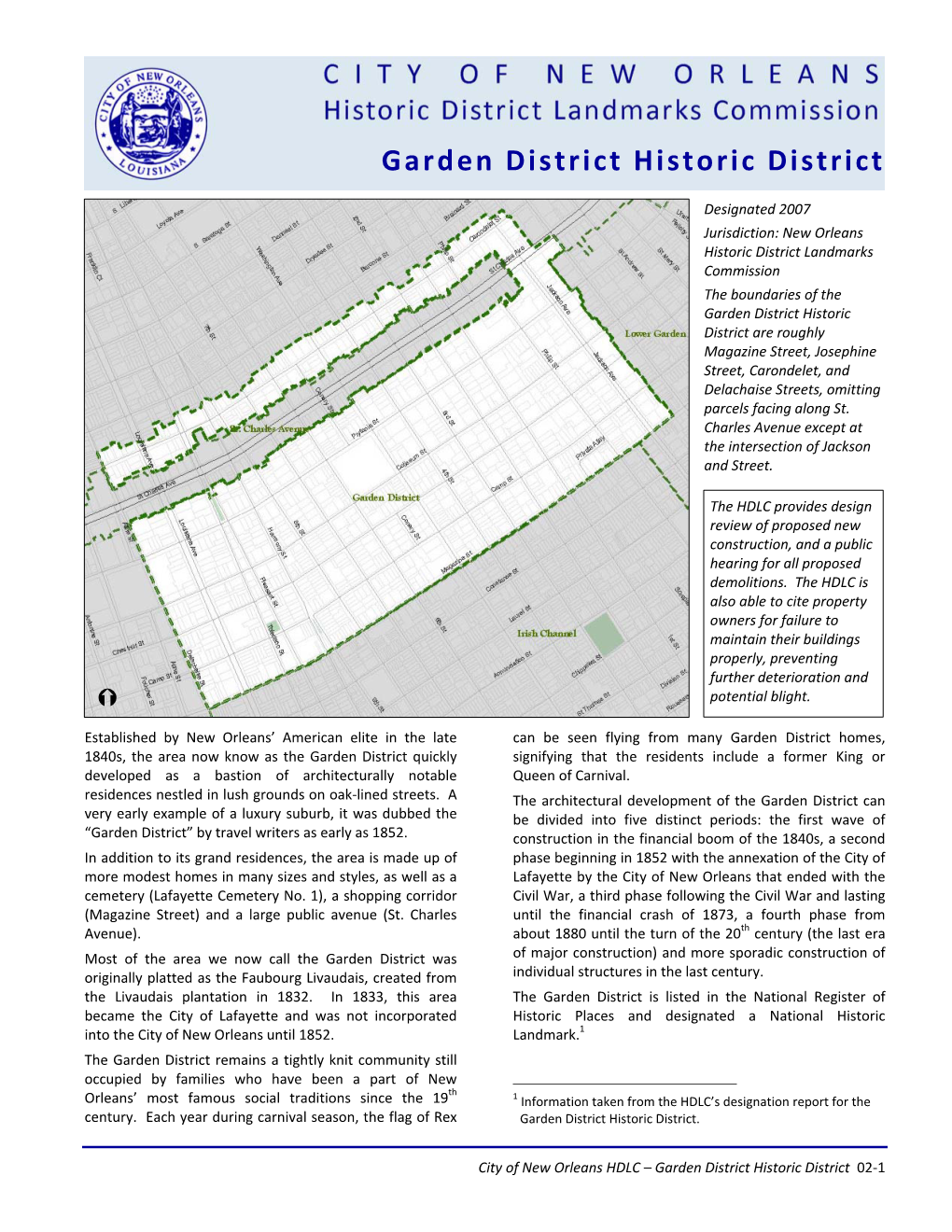 Garden District Historic District