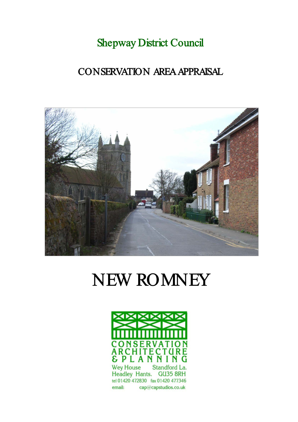 New Romney Conservation Area Appraisal