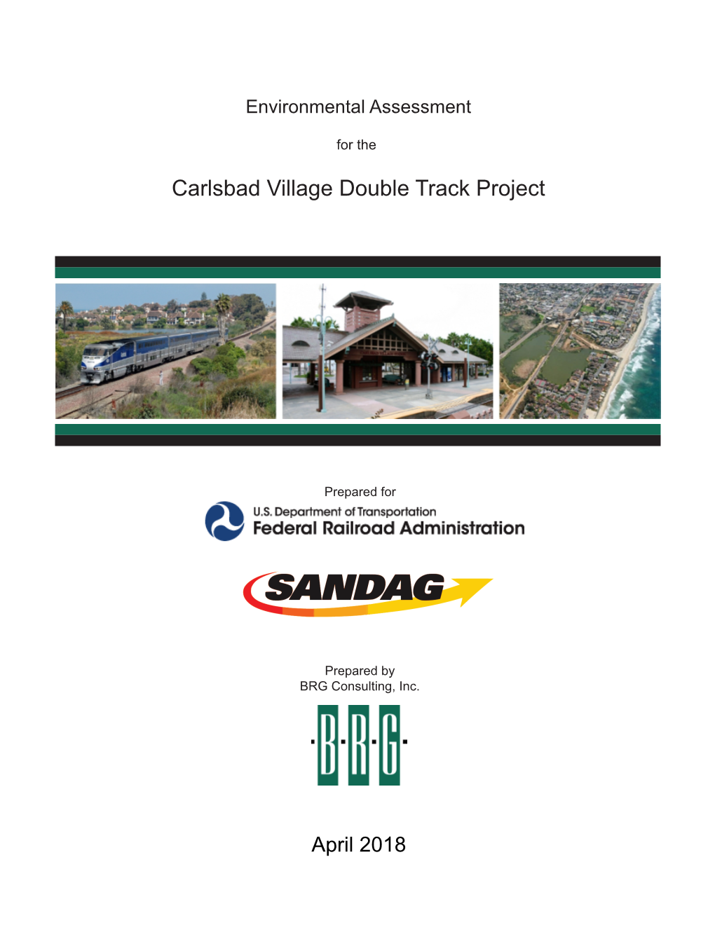 Carlsbad Village Double Track Final Draft EA for Publication.Pdf
