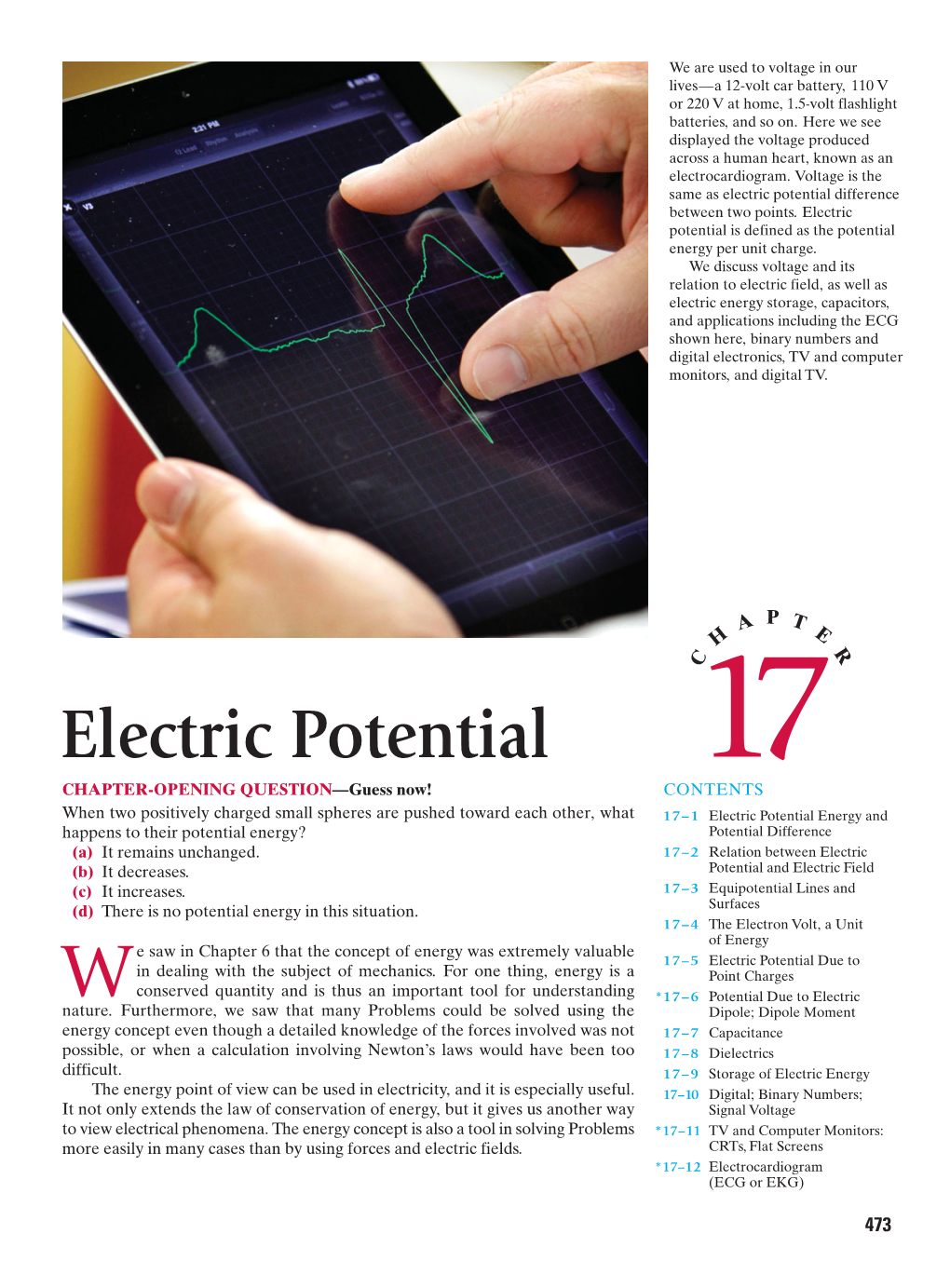 Electric Potential Difference Between Two Points