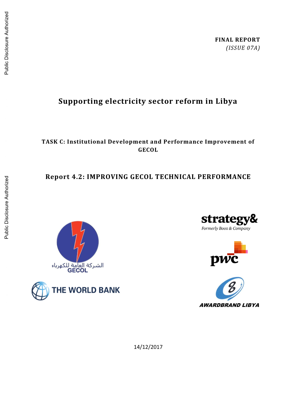 Supporting Electricity Sector Reform in Libya