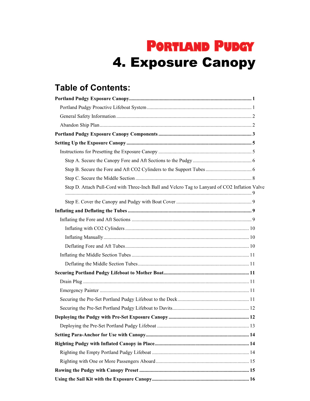 4. Exposure Canopy