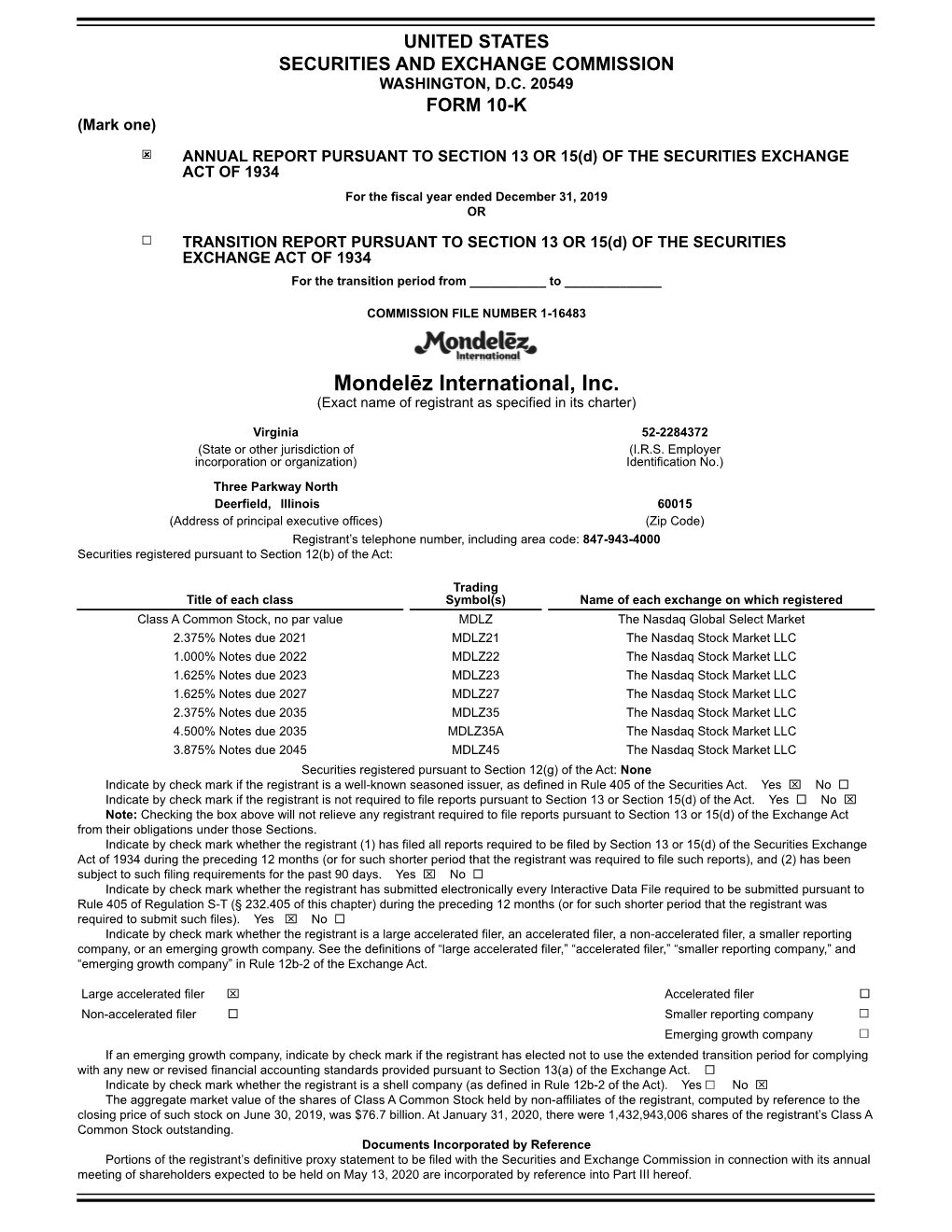 2020 Annual Report (On Form 10-K)