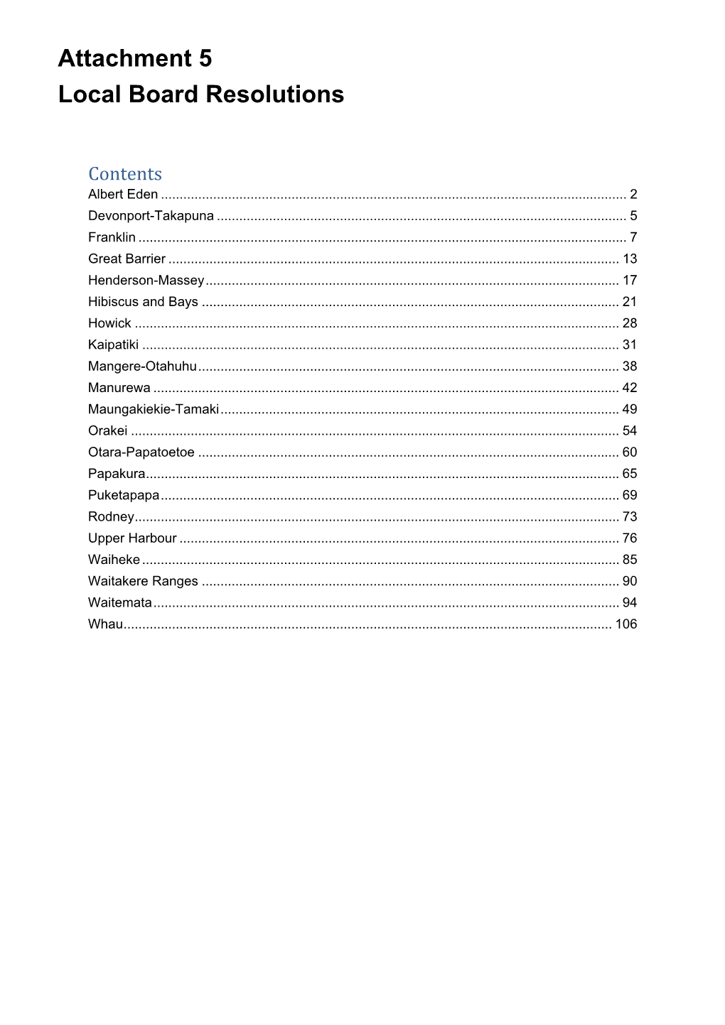 Attachment 5 Local Board Resolutions