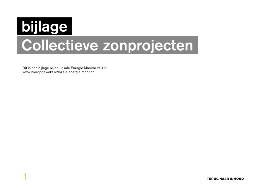 Bijlage Collectieve Zonprojecten