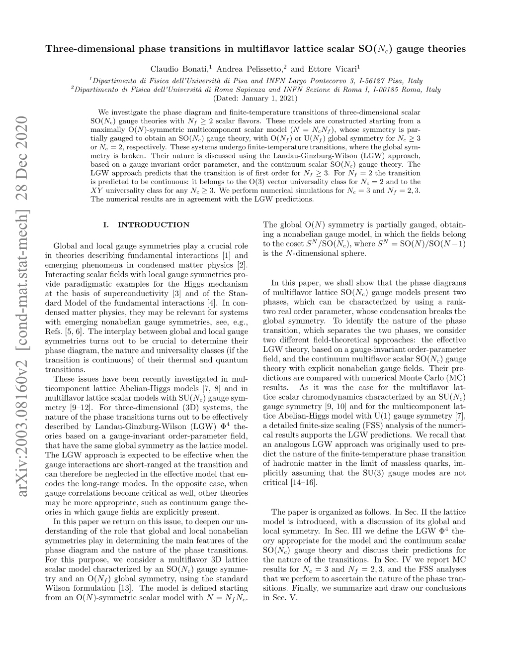 Three-Dimensional Phase Transitions in Multiflavor Lattice Scalar SO (Nc) Gauge Theories