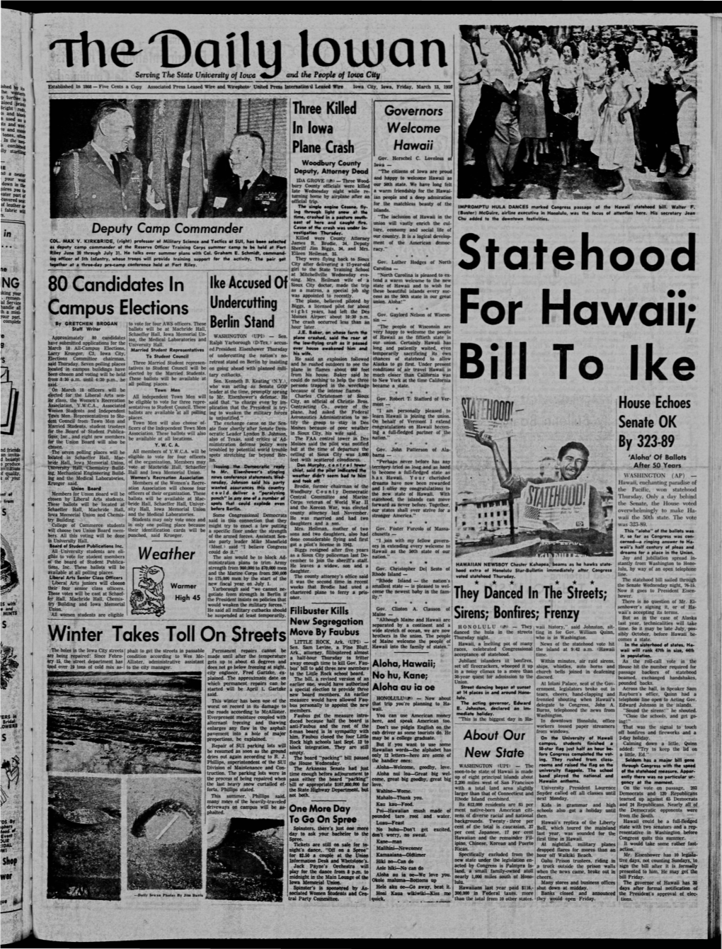 Daily Iowan (Iowa City, Iowa), 1959-03-13