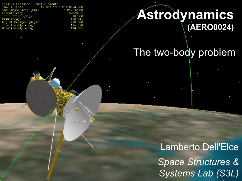 Astrodynamics (AERO0024)