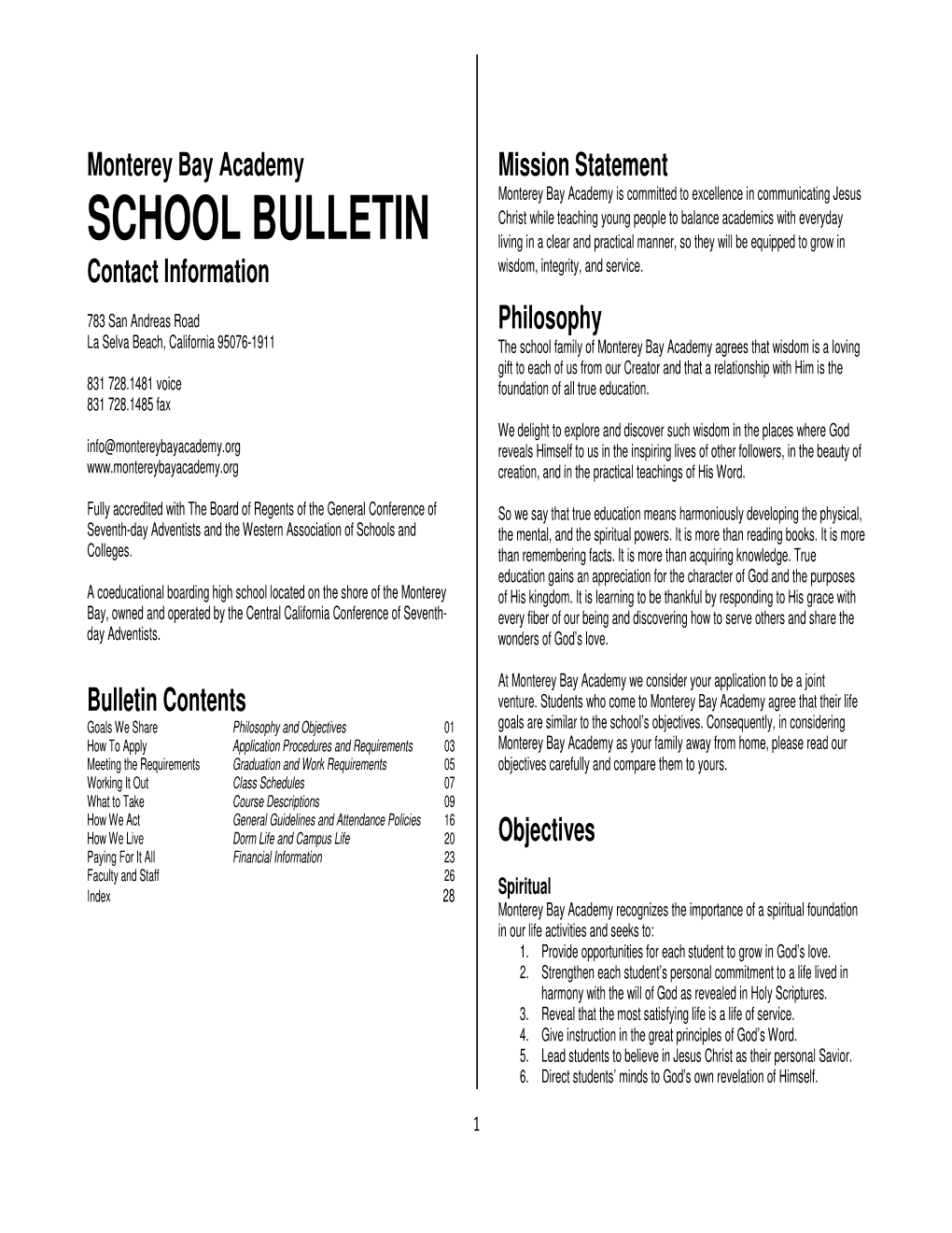 MBA Bulletin