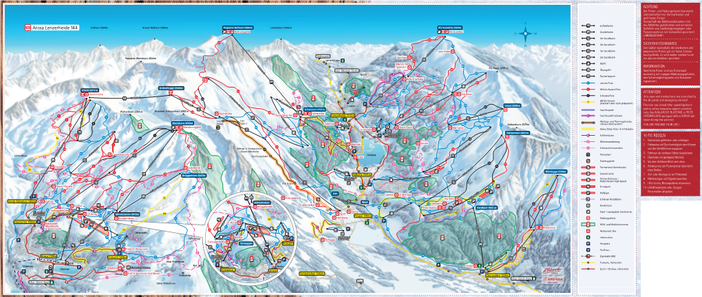 Arosa Lenzerheide Piste Map 2019