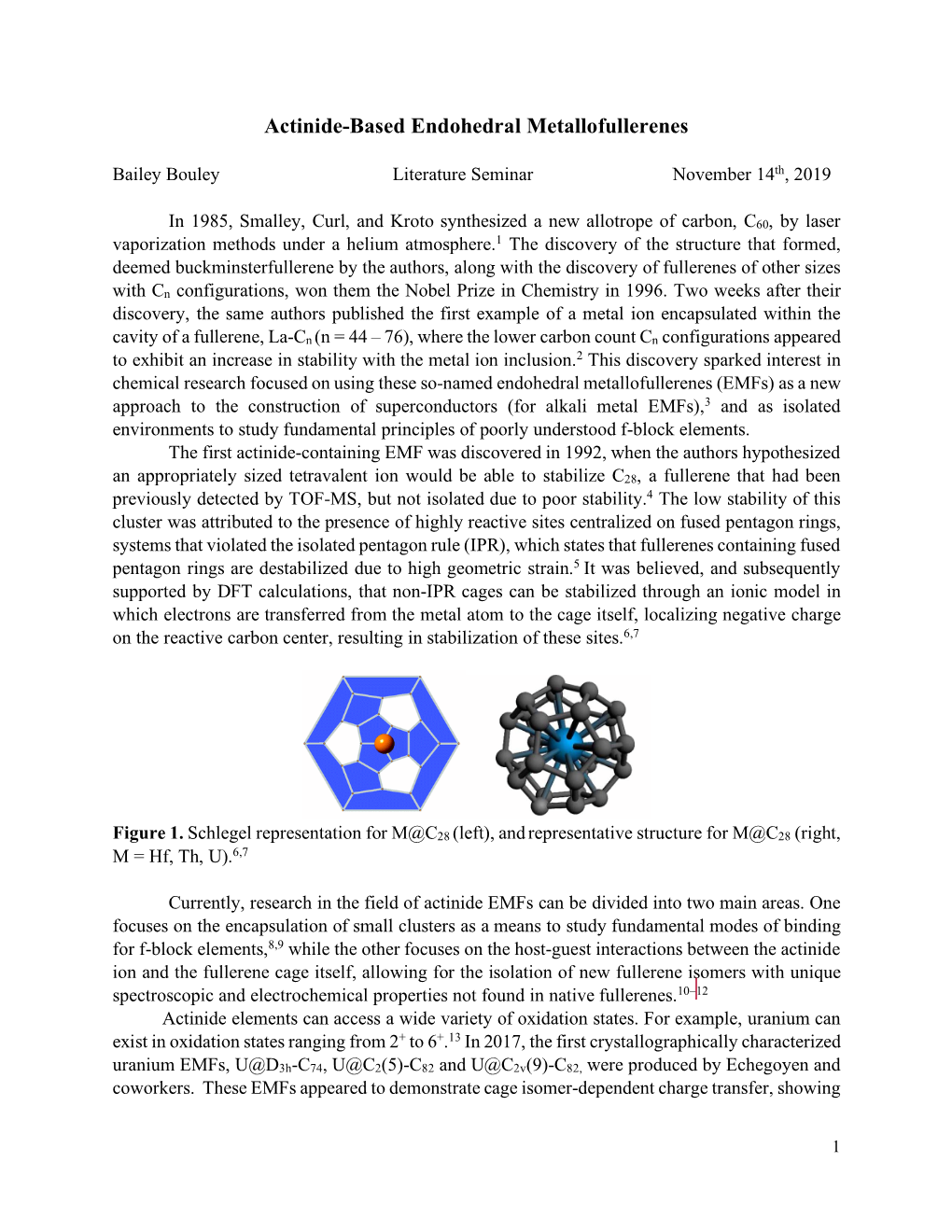 Actinide-Based Endohedral Metallofullerenes