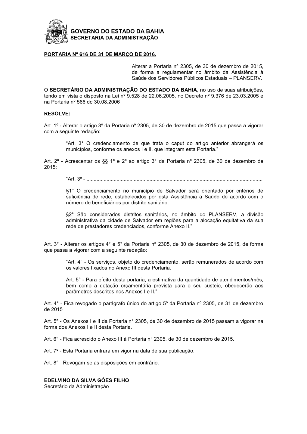 Governo Do Estado Da Bahia Secretaria Da Administração