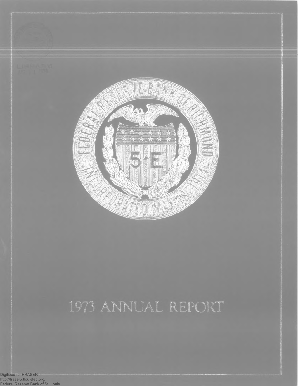 Federal Reserve Bank of Richmond Annual Report