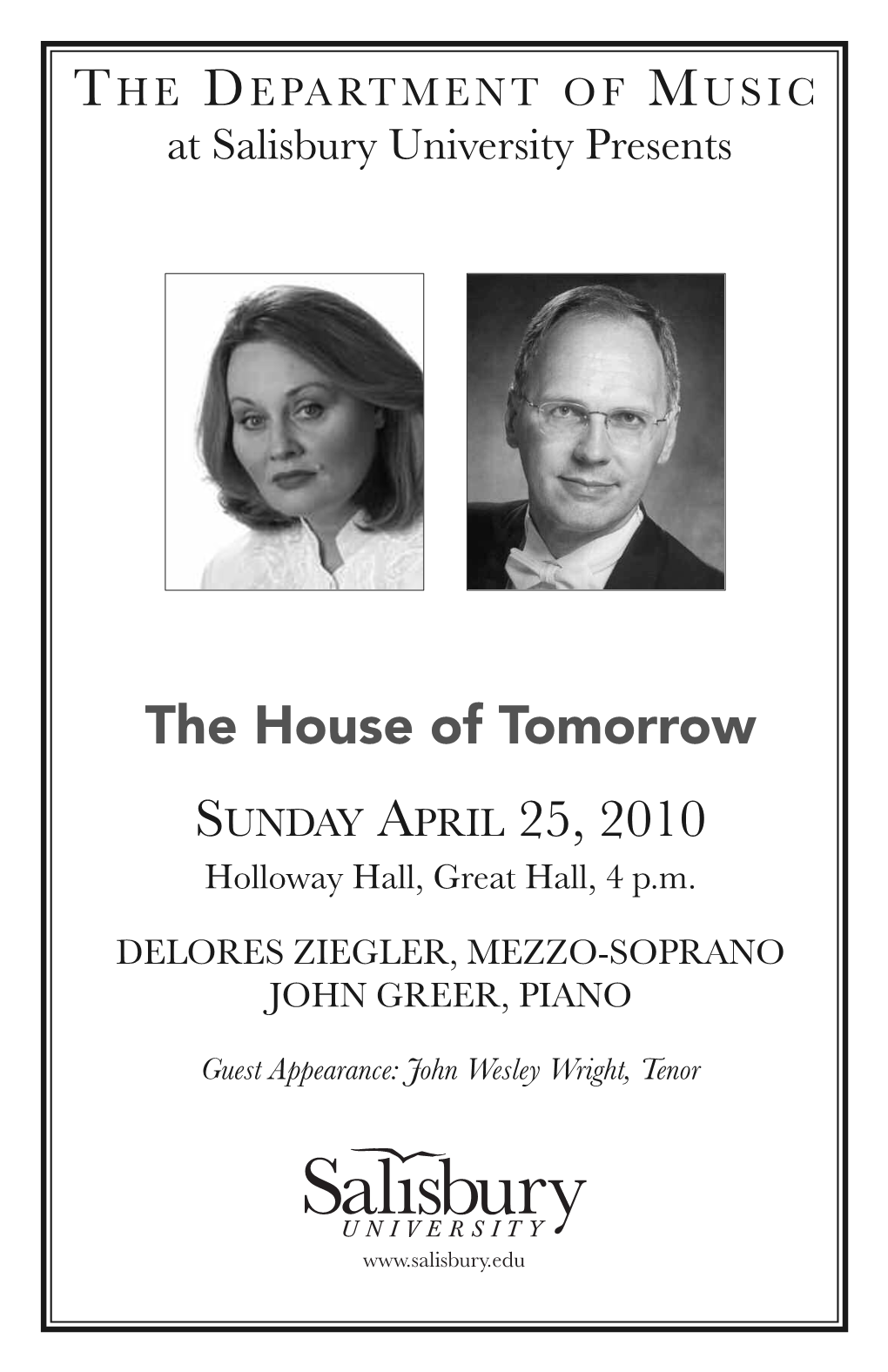 Delores Ziegler Program Spring 2010