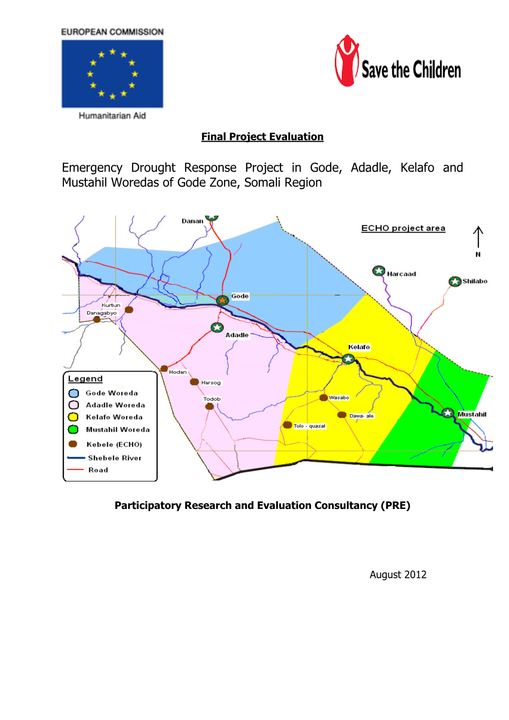 Emergency Drought Response Project in Gode, Adadle, Kelafo and Mustahil Woredas of Gode Zone, Somali Region