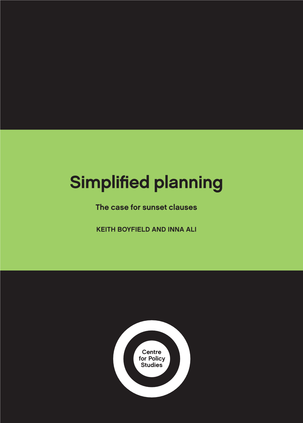 SIMPLIFIED PLANNING Planning Regulations, in Particular, Remain Notoriously Complex