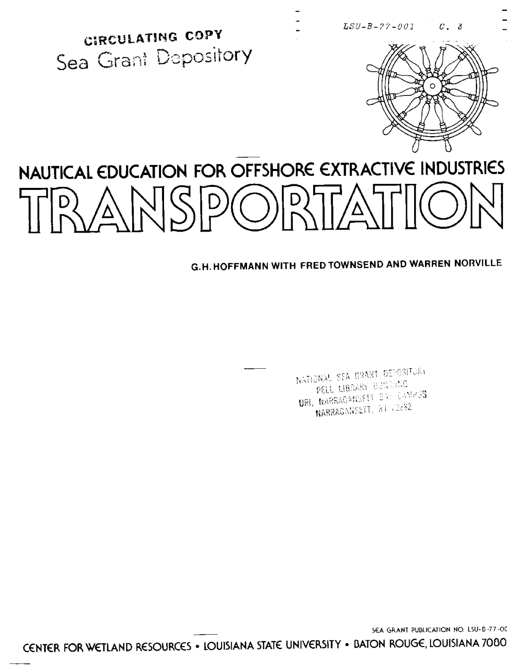 Nautical Education for Offshore Cxtractivc