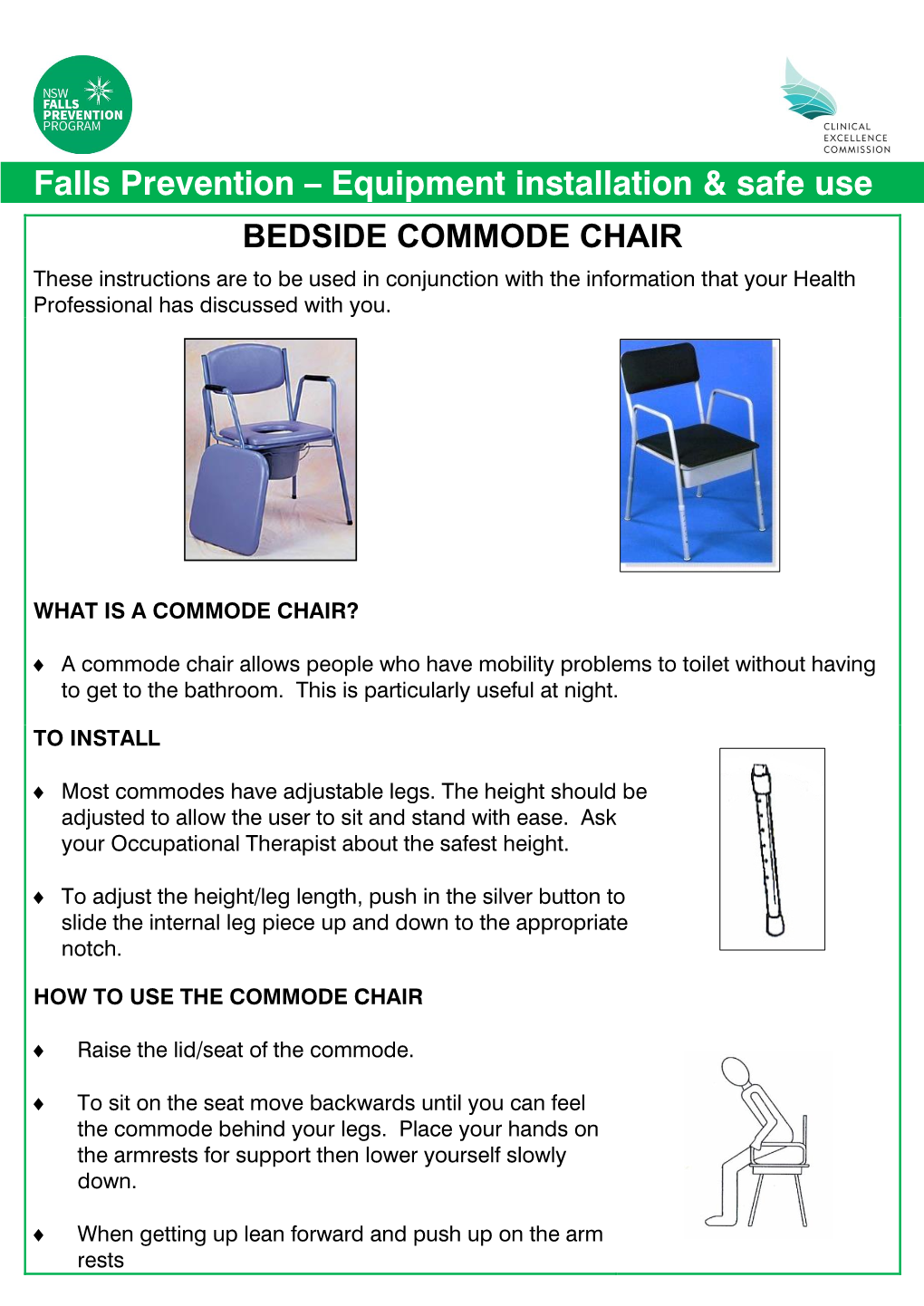 Bedside Commode Chair