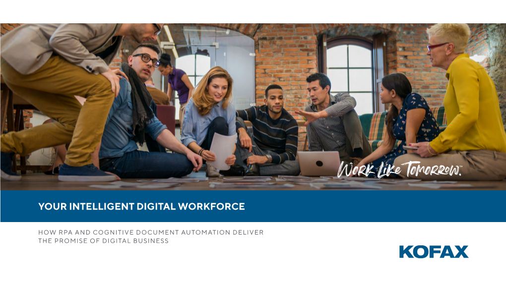 Your Intelligent Digital Workforce: How RPA and Cognitive Document