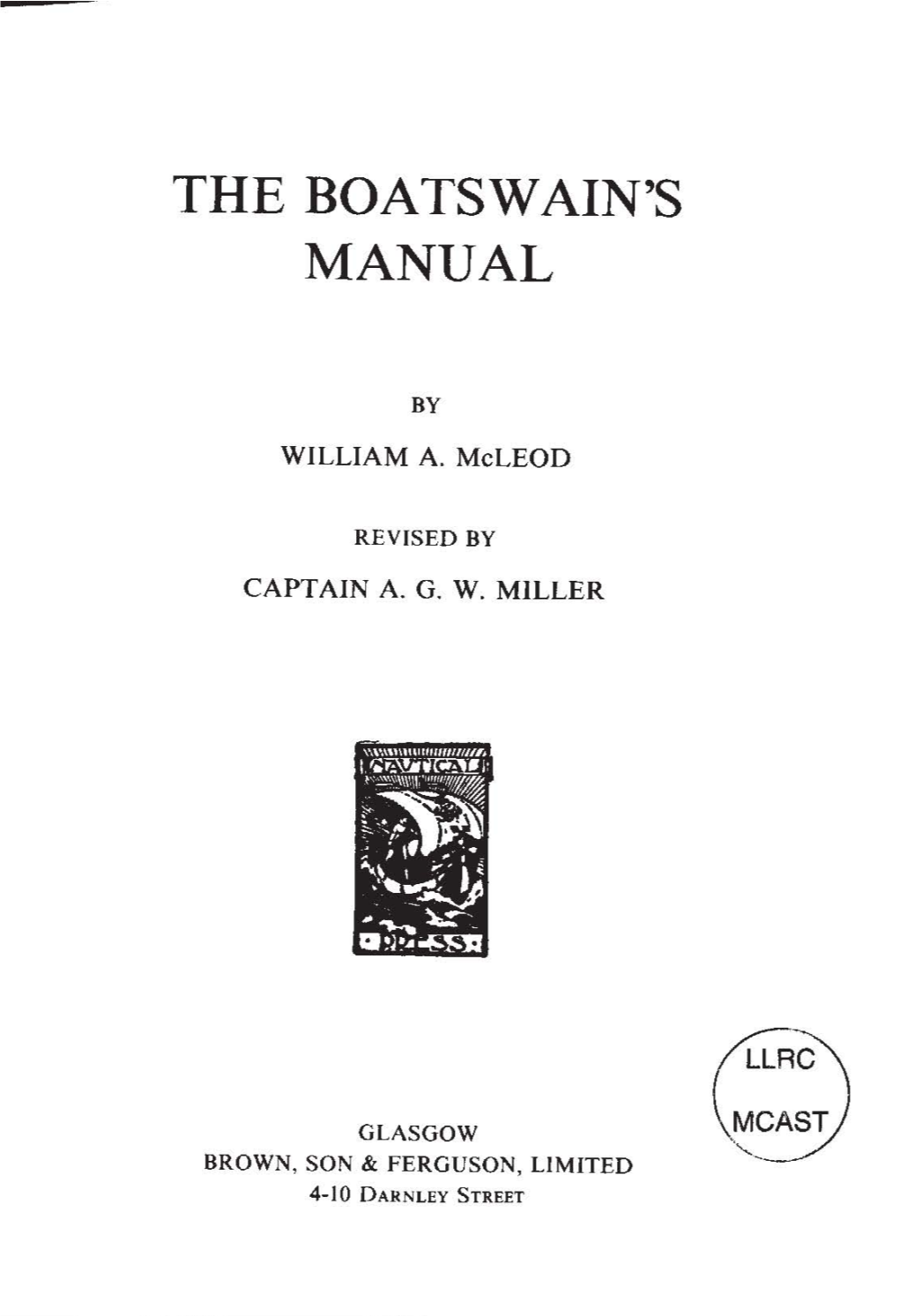 The Boatswain's Manual