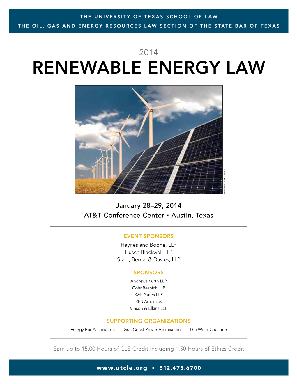 Renewable Energy Law Photo: Istock/Andreasweber